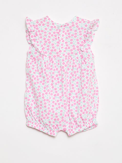 Tutina stampata in jersey di cotone - Kiabi