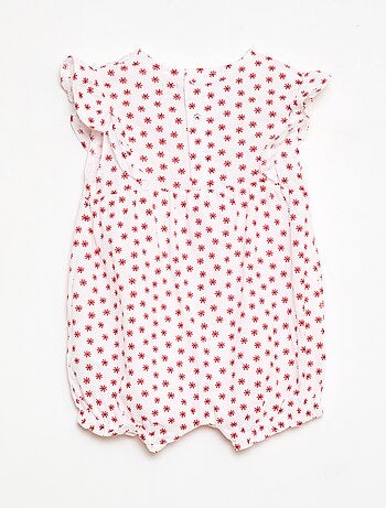 Tutina stampata in jersey di cotone