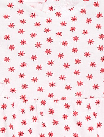 Tutina stampata in jersey di cotone