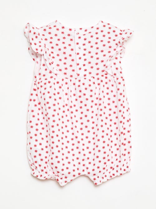 Tutina stampata in jersey di cotone - Kiabi