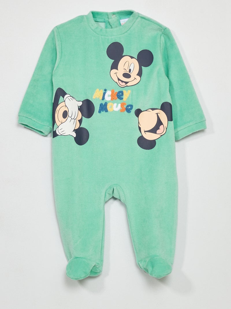 Tutina 'Topolino' 'Disney' in velluto BEIGE - Kiabi