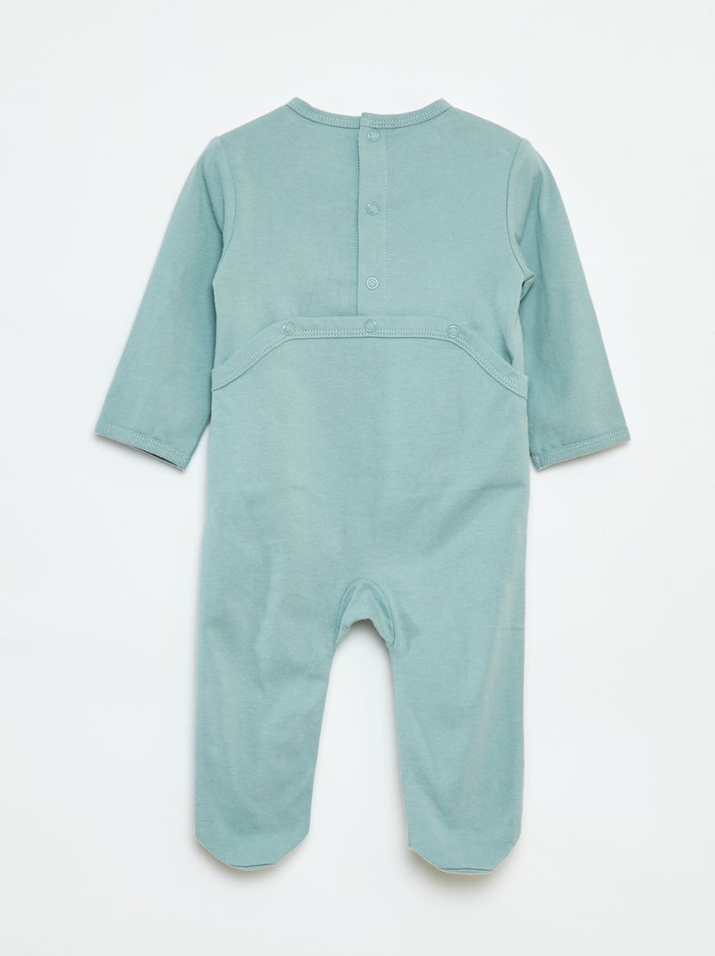 Tutina 'Volpe' con apertura con bottoni a pressione dietro Blu - Kiabi