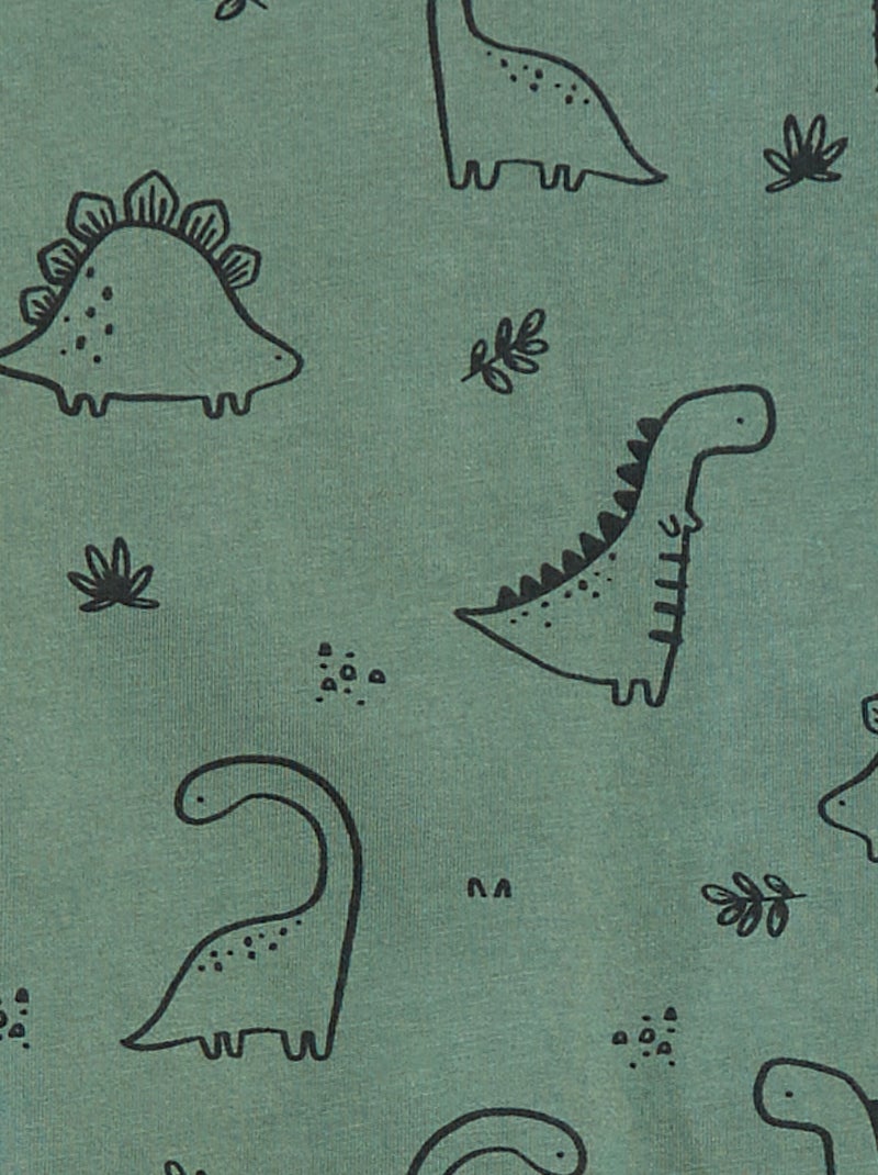 Tutina 'Volpe' con apertura con bottoni a pressione dietro Kaki - Kiabi