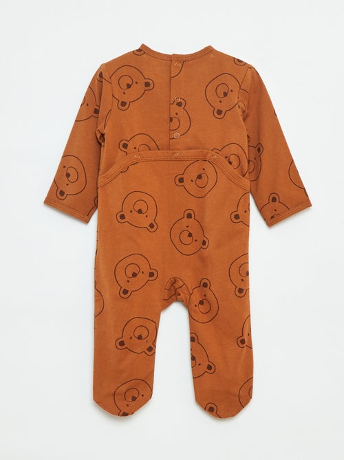 Tutina 'Volpe' con apertura con bottoni a pressione dietro - Kiabi