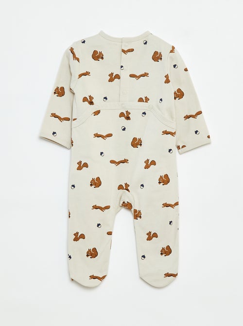 Tutina 'Volpe' con apertura con bottoni a pressione dietro - Kiabi