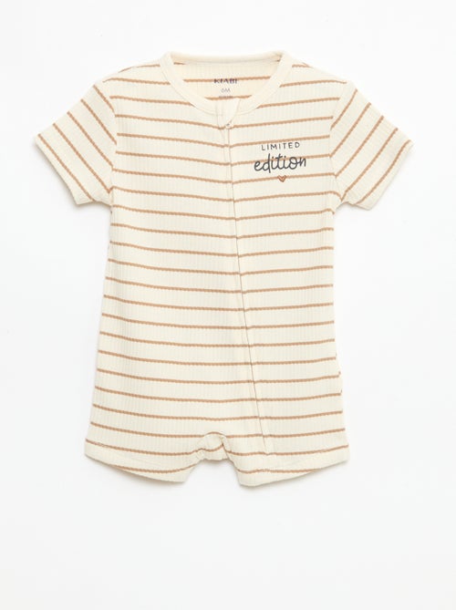 Tutine leggero con zip e maniche corte - Kiabi