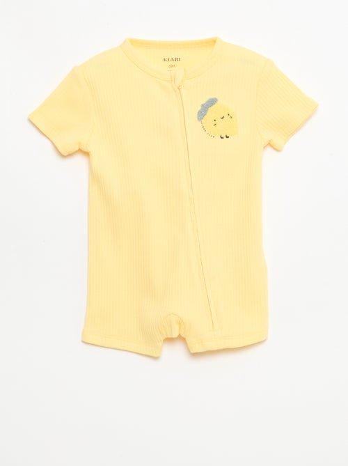 Tutine leggero con zip e maniche corte - Kiabi