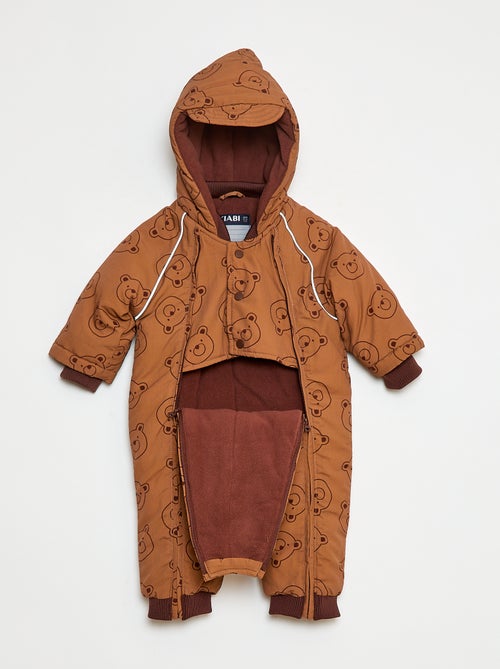 Tutone imbottito foderato in pile idrorepellente - Kiabi