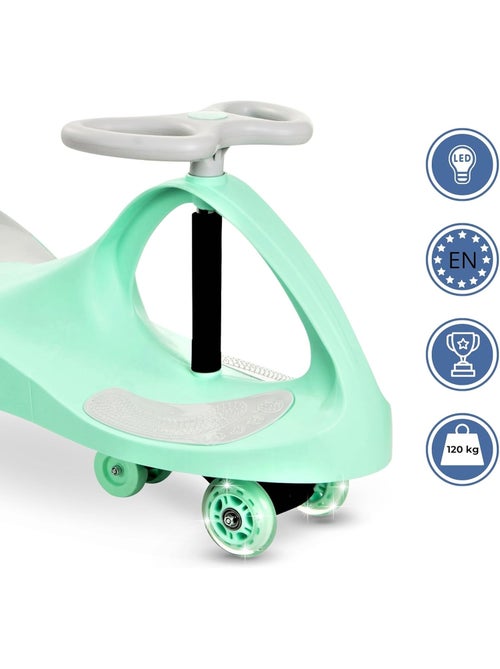 TwistCar auto bambino senza pedali movimento torsione 3+ anni 120kg - Kiabi TwistCar auto bambino senza pedali movimento torsione 3+ anni 120kg - Kiabi