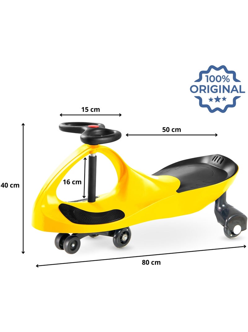 TwistCar auto per bambini senza pedali con guida tramite volante Giallo - Kiabi