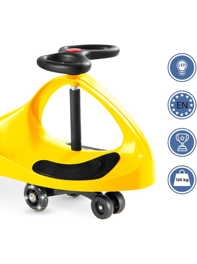 TwistCar auto per bambini senza pedali con guida tramite volante Giallo - Kiabi