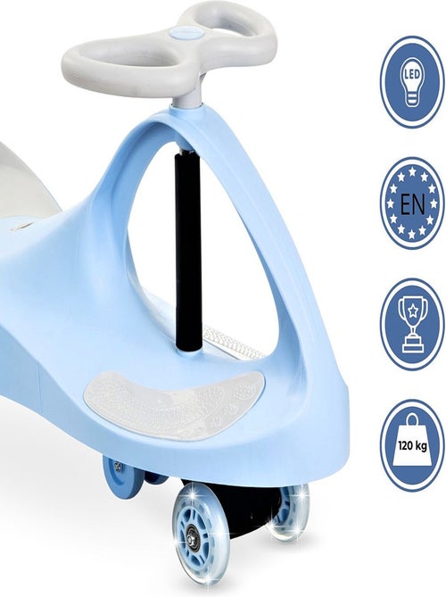 TwistCar cavalcabile 3+ senza pedali, auto a energia di movimento fino a 120 kg, ruote luminose - Kiabi
