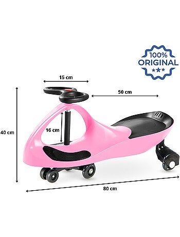 TwistCar – Macchinina per bambini senza pedali con movimento a sterzo, fino a 120 kg