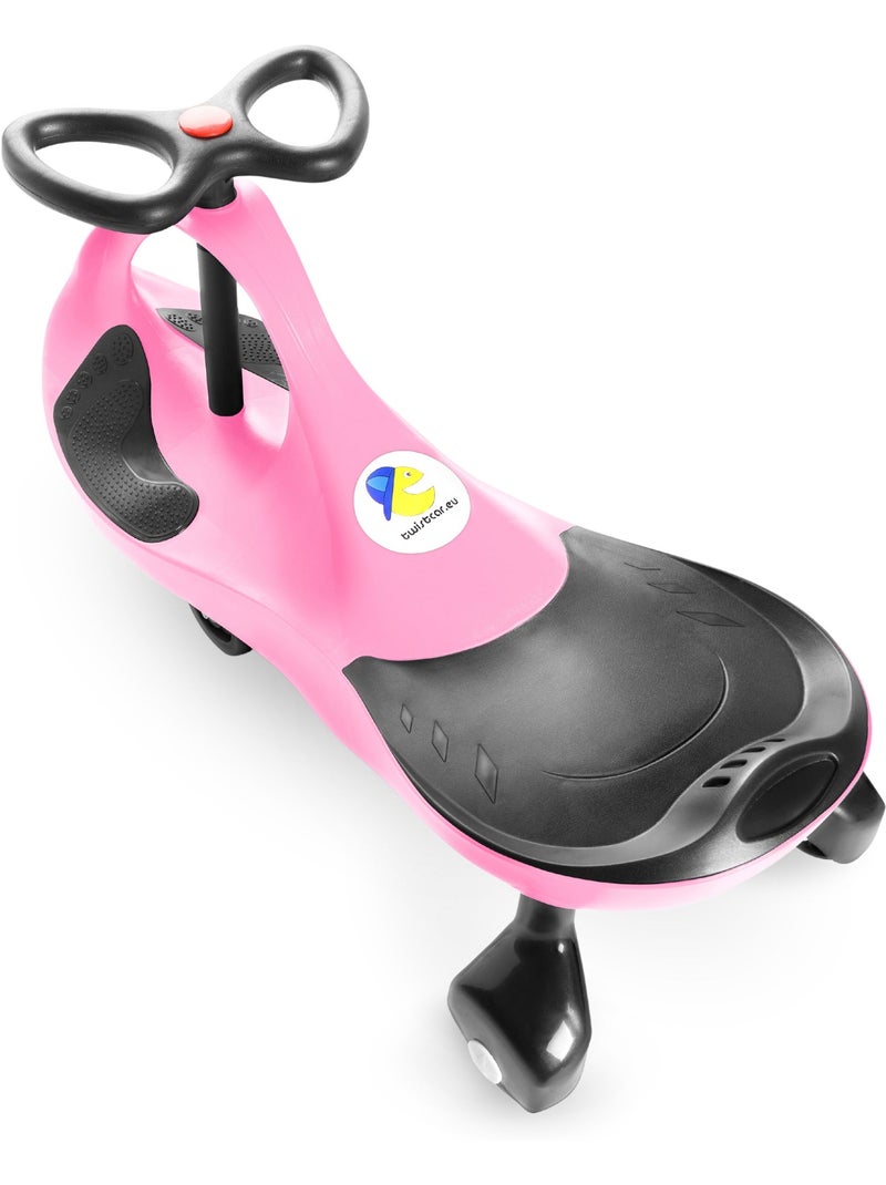 TwistCar – Macchinina per bambini senza pedali con movimento a sterzo, fino a 120 kg Rosa - Kiabi