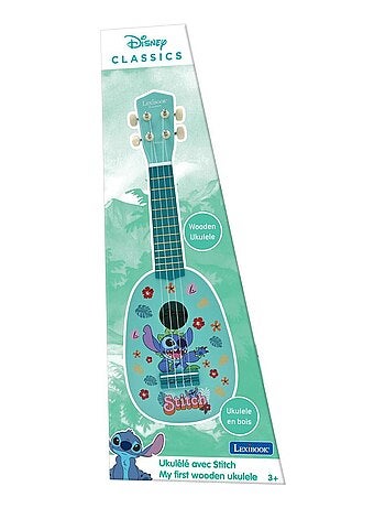 Ukulele in legno Stitch con corde in nylon 21'' / 53 cm