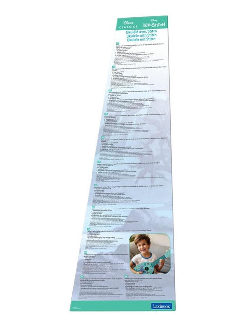 Ukulele in legno Stitch con corde in nylon 21'' / 53 cm - Kiabi