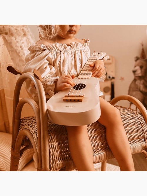 Ukulele legno bambini chitarra 4 corde 52cm giocattolo musicale mamabrum - Kiabi