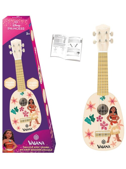Ukulele Vaina en bois avec cordes en nylon 53 cm - Kiabi