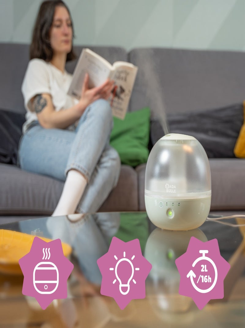 Umidificatore con luce notturna Bubble Verde chiaro - Kiabi