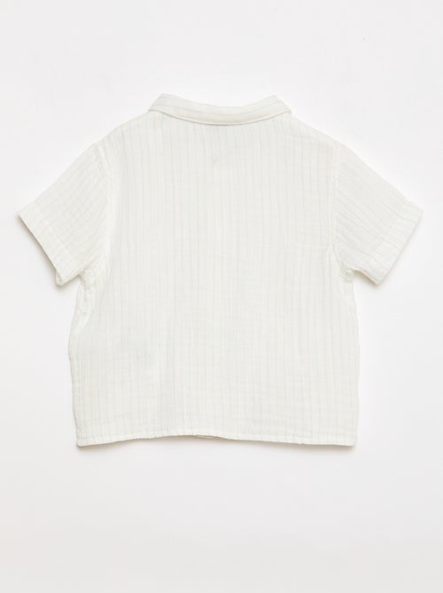 Un completo due pezzi camicia + pantaloncino - Kiabi