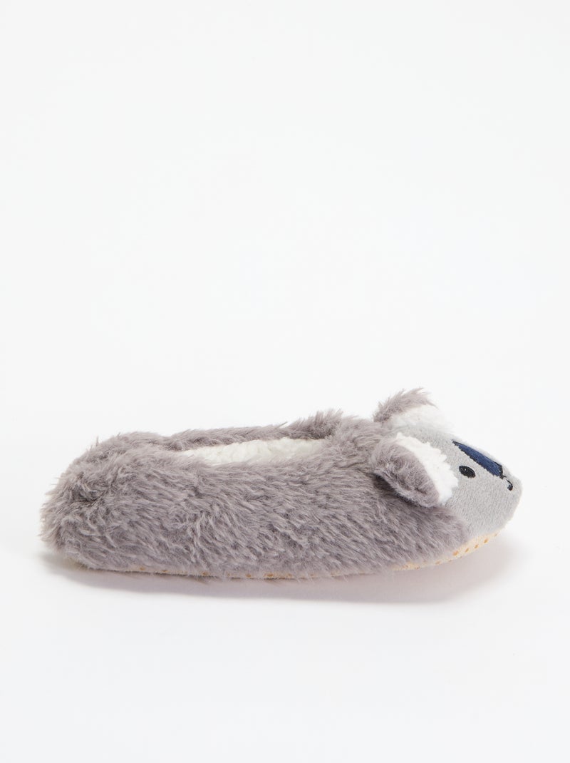 Un paio di pantofole \'Koala\' Grigio - Kiabi