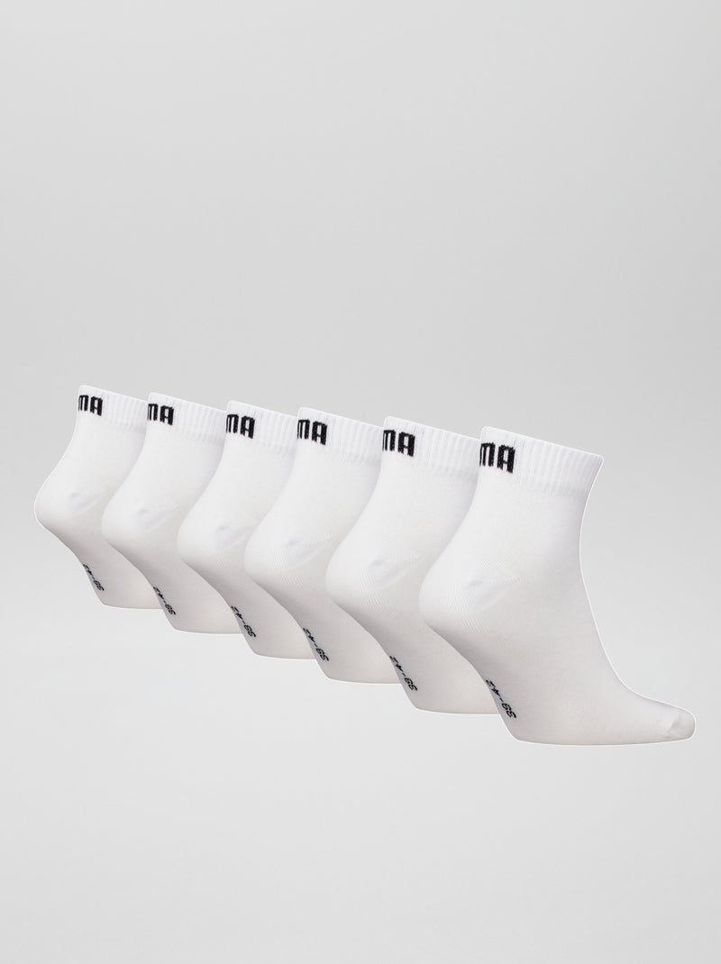Un set di 6 paia di calzini unisex 'Puma' BIANCO - Kiabi