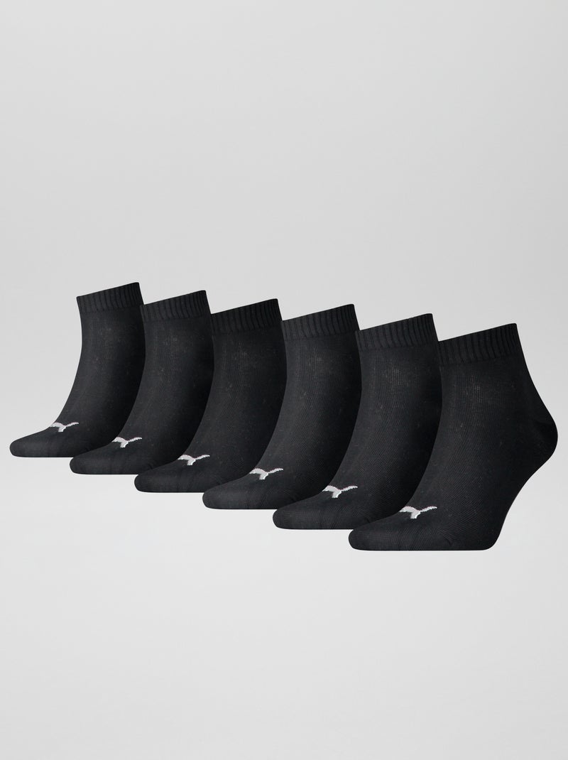 Un set di 6 paia di calzini unisex 'Puma' nero - Kiabi