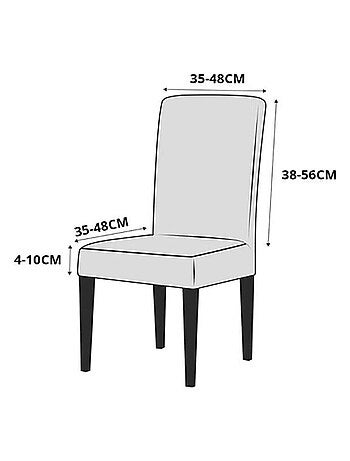 Una funda de silla elástica