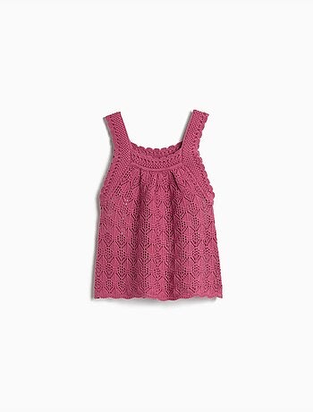 Uncinetto top, mo fashion