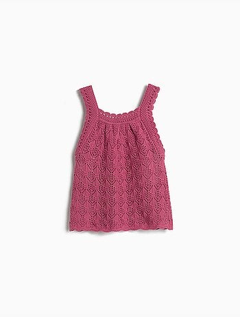 Uncinetto top, mo fashion