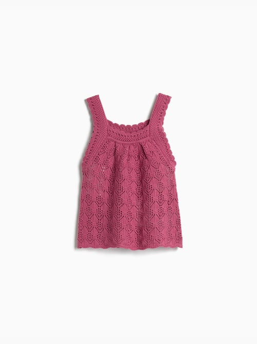 Uncinetto top, mo fashion - Kiabi Uncinetto top, mo fashion - Kiabi