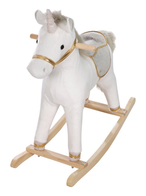 Unicorno a dondolo con sella e briglie per bebè da 18 mesi – "Roba" - Kiabi