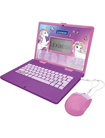 Unicorno computer portatile educativo bilingue con 164 attività (EN/IT)