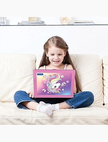 Unicorno computer portatile educativo bilingue con 164 attività (EN/IT)