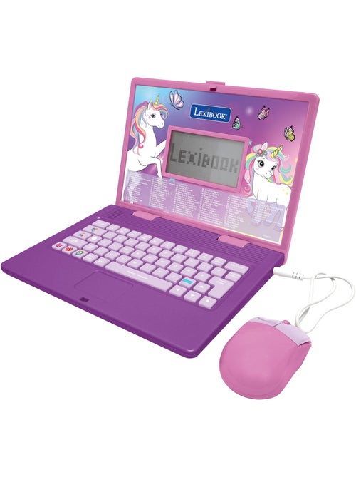 Unicorno computer portatile educativo bilingue con 164 attività (en/it) - Kiabi