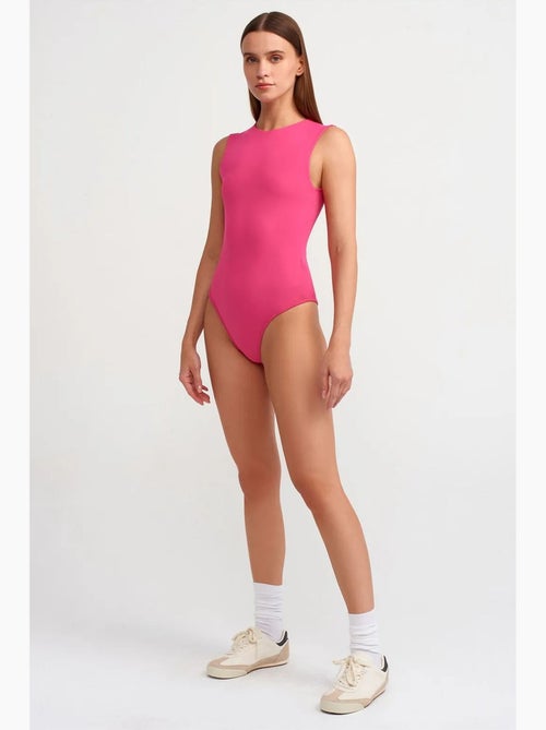 Unitard senza cuciture senza maniche slim fit dilvin - Kiabi Unitard senza cuciture senza maniche slim fit dilvin - Kiabi