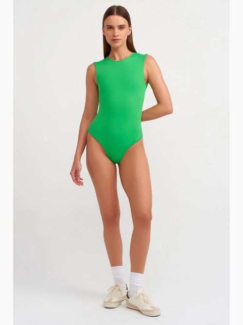 Unitard senza cuciture senza maniche slim fit dilvin - Kiabi Unitard senza cuciture senza maniche slim fit dilvin - Kiabi