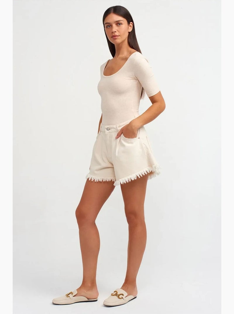 Unitard slim fit in misto cotone dilvin Beige naturale - Kiabi