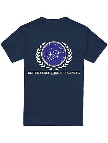 United federation maglietta logo uomo - star trek