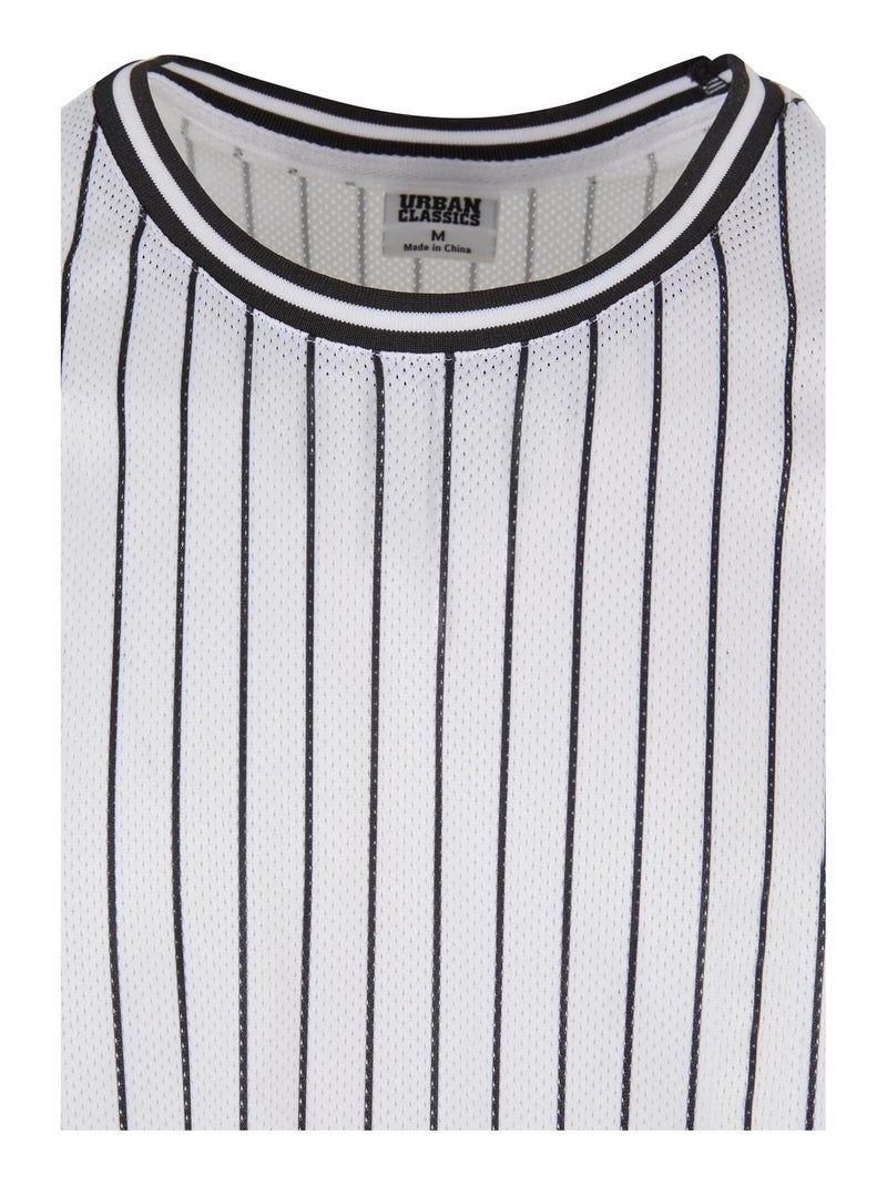 Urban Classics Canotta A Strisce Uomo Bianco Nero - Kiabi