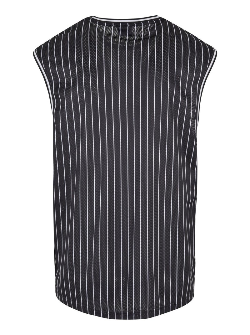 Urban Classics Canotta A Strisce Uomo Nero Bianco - Kiabi
