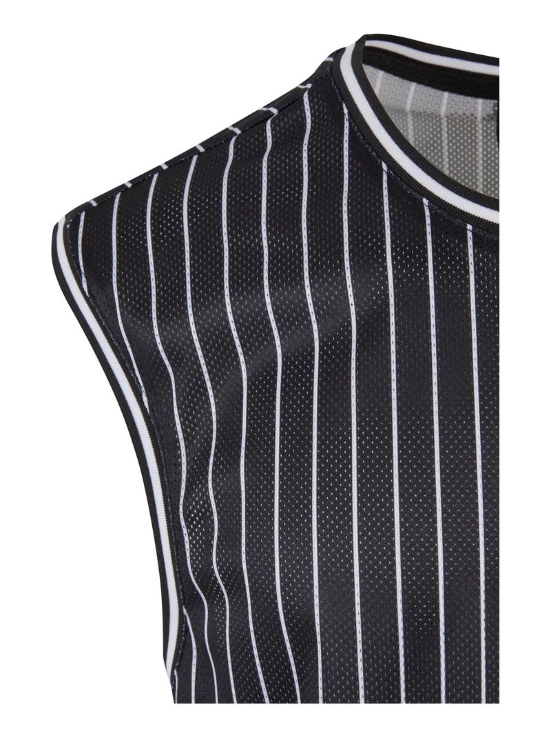 Urban Classics Canotta A Strisce Uomo Nero Bianco - Kiabi