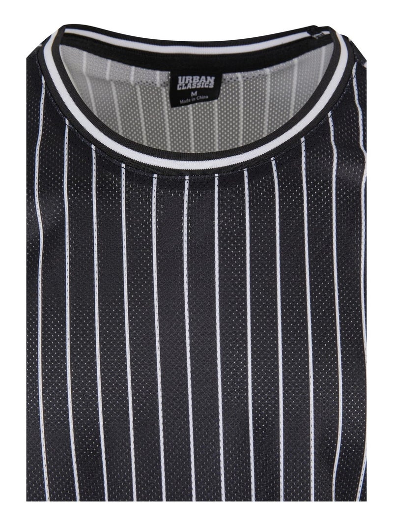 Urban Classics Canotta A Strisce Uomo Nero Bianco - Kiabi