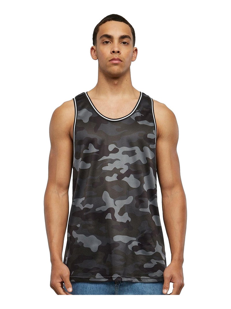Urban Classics Canotta Camo Uomo Nero - Kiabi