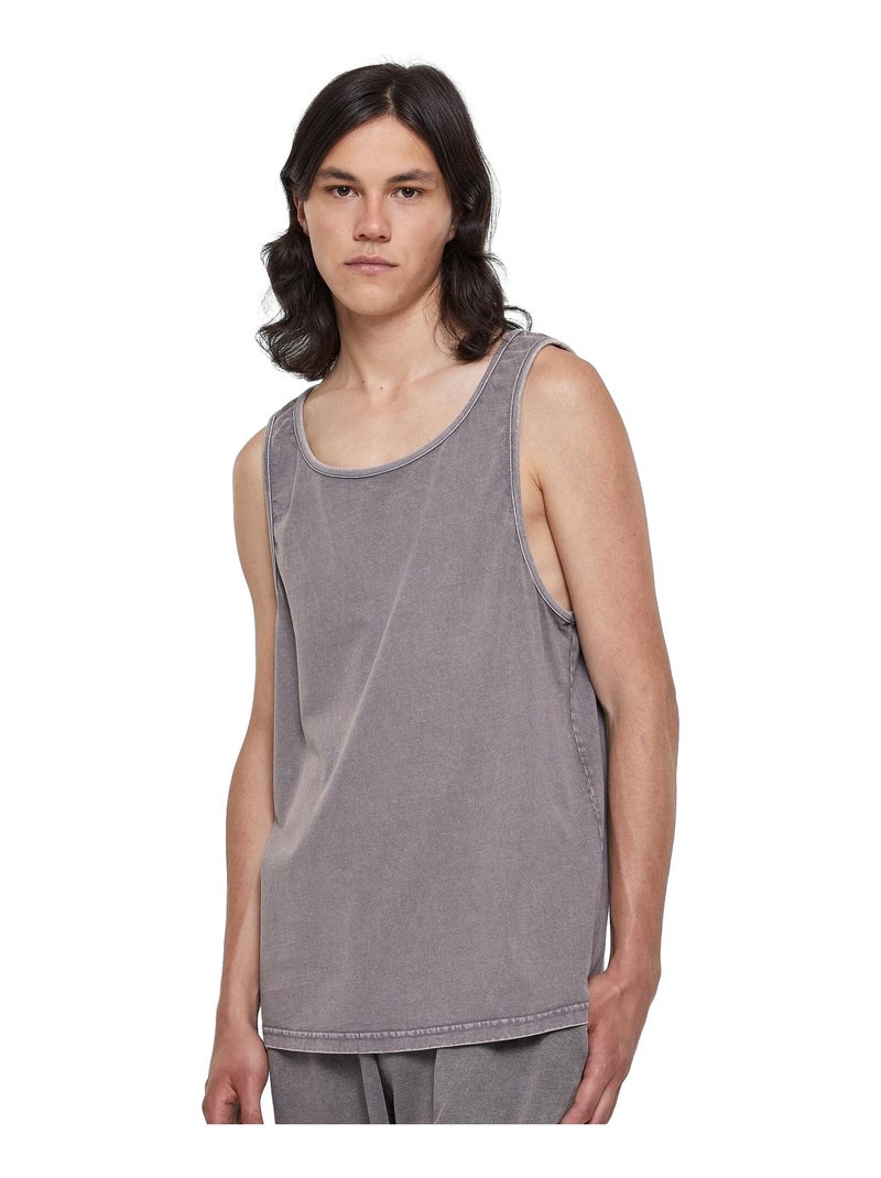 Urban Classics Canotta Oversize Lavaggio acido Pesante Uomo Grigio grigio antracite - Kiabi