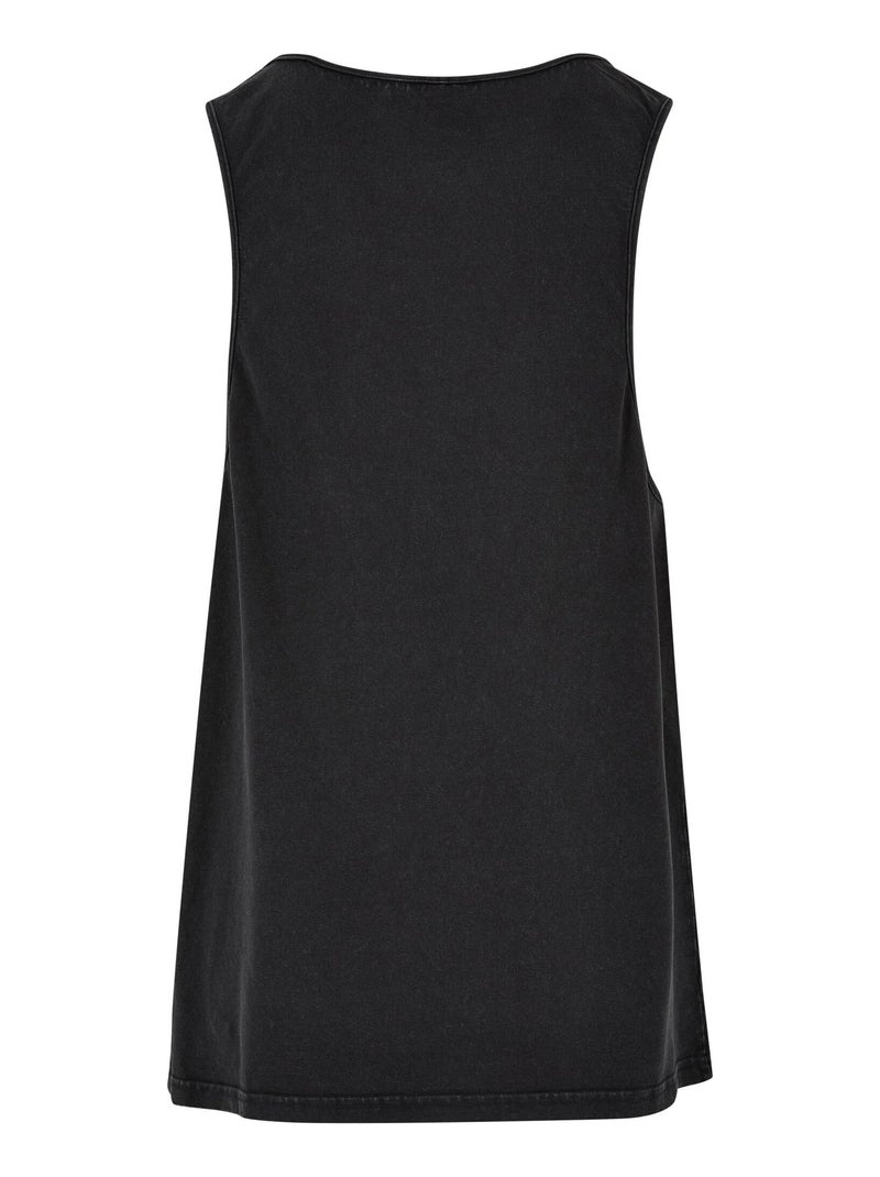 Urban Classics Canotta Oversize Lavaggio acido Pesante Uomo Nero - Kiabi