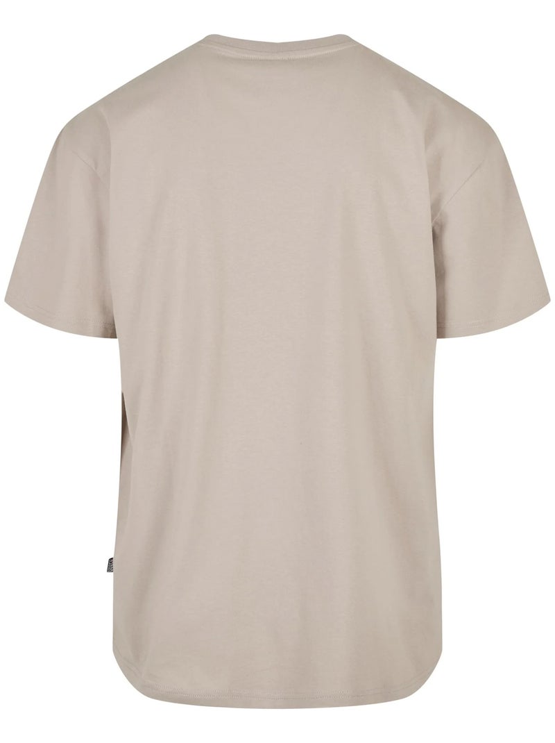 Urban Classics Maglietta Baseball Logo Uomo Beige scuro - Kiabi