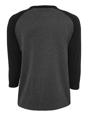 Urban Classics Maglietta Contrasto Raglan Manica a 3/4 Uomo