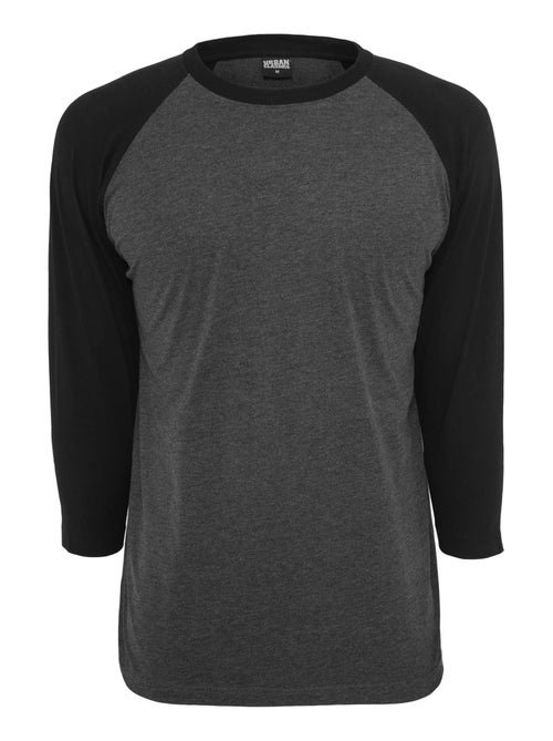 Urban Classics Maglietta Contrasto Raglan Manica a 3/4 Uomo - Kiabi