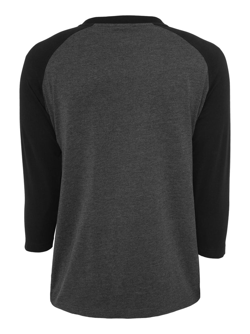Urban Classics Maglietta Contrasto Raglan Manica a 3/4 Uomo Grigio grigio antracite - Kiabi